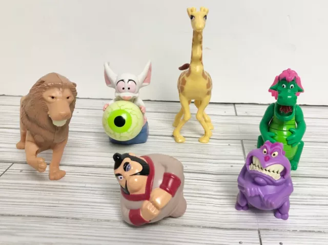 Lot Of 5 Vintage Mcdonalds & Burger King Kids Meal Toys Lion King Disney Bartok