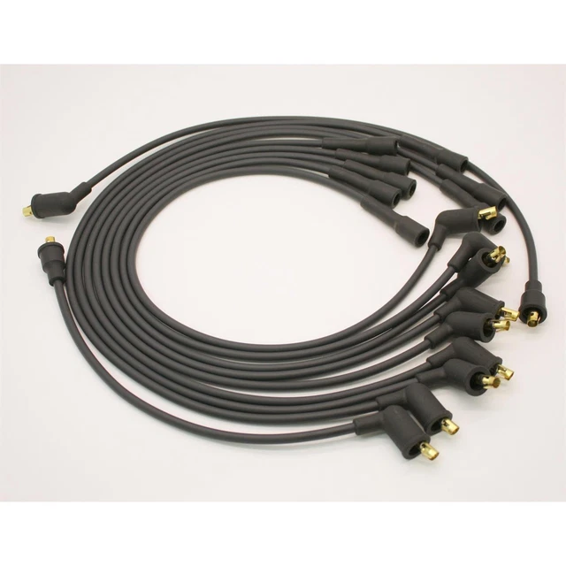PerTronix 708105 Flame-Thrower Spark Plug Wires, 8 Cyl, Black