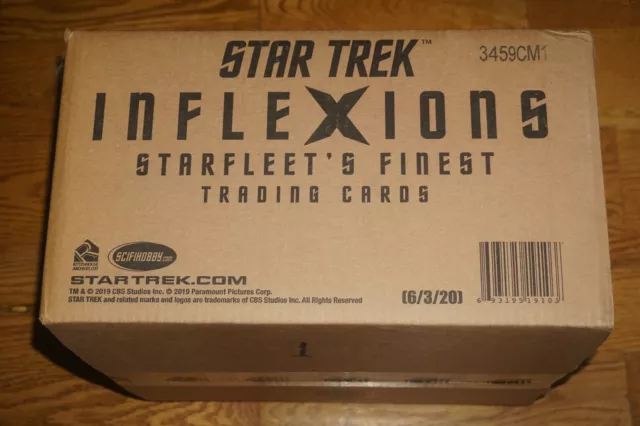 Star Trek Inflexions Starfleet’s Hobby Booster CASE NEW Factory Sealed 20 Boxes