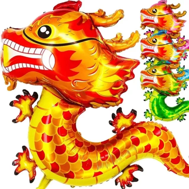 3D Dragon Foil Balloons  Home New Year Party Supply