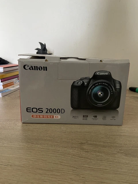 Canon EOS 2000D 24,1 Mpix Appareil Photo Reflex Numérique Kit avec EF-S 18-55mm