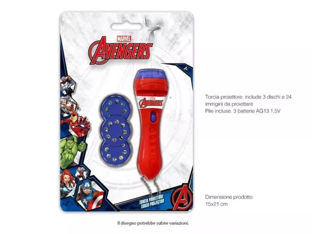 Marvel Avengers Torcia Proiettore Gioco Giocattolo Bambini dfh