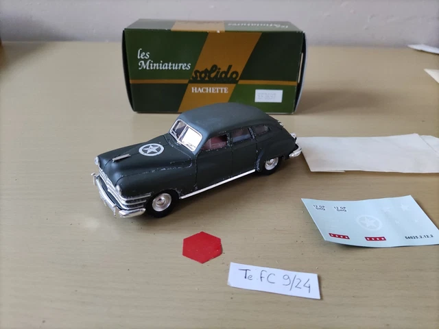 Modèle Réduit Chrysler Windsor 1948 - Échelle 1/43 - Marque Solido - Occasion TBE Dans Sa Boîte