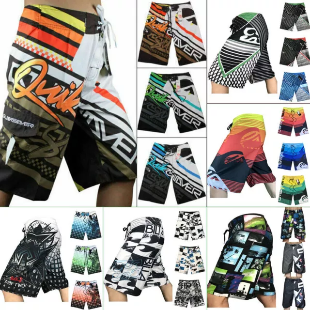 Mens Summer Plus Size Surf Board Shorts Swim Trunks Beach Pants Surfing Shorts