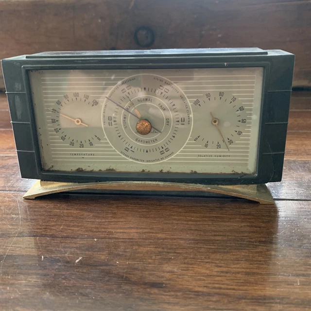 1950S VINTAGE ART Deco AIRGUIDE INSTRUMENT CO Chicago Bakelite Desktop