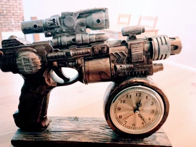Steampunk Resin Star Wars Blaster & Clock