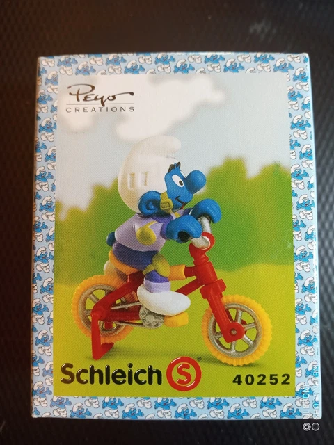Puffo Superpuffo 2007 Smurf 40252. Vintage. Raro In Scatola Originale Schleich.