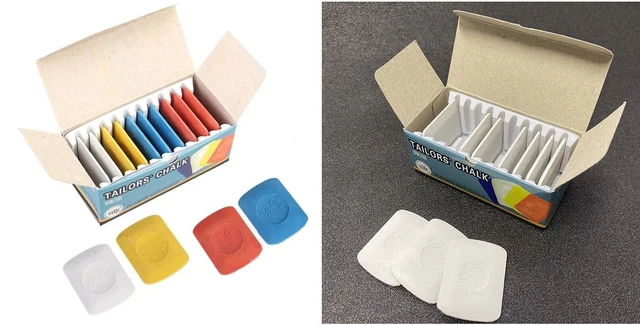 Cortador Tiza de Color Duradera Muy Grueso Borrable Costura Accesorios 10 piezas Juego