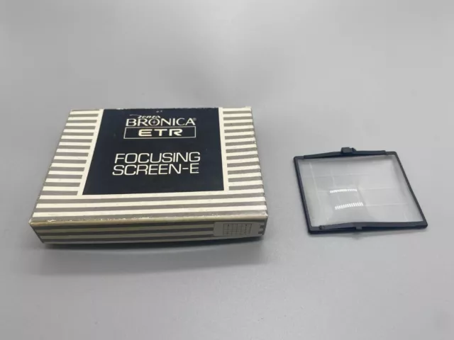【 Near MINT in BOX】 Zenza Bronica ETR Focusing Screen-E Grid type for ETR series