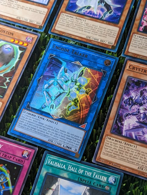 Yugioh! Encode Talker - SDCL-EN041 - Ultra Rare - 1st Edition + 7 Cards