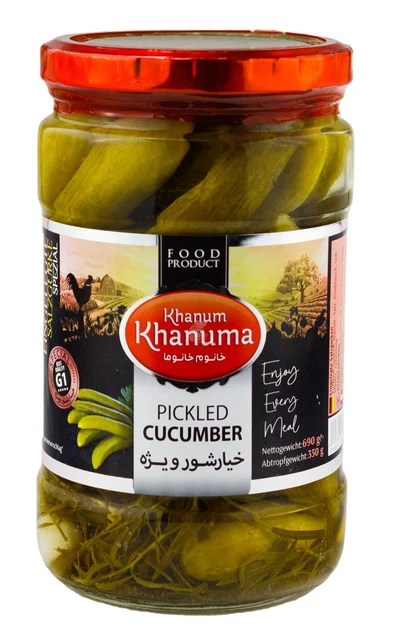 Khanum Khanuma - cetrioli salini G1 Vijeh 350 gr