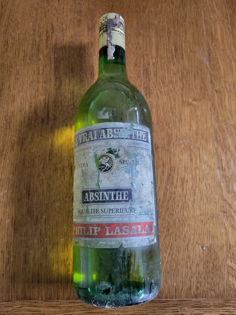 Absinthe ancienne Philip Lasala Le vrai Absinthe