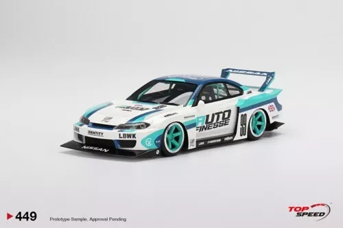 Top Speed 1/18 Lb-Super Silhouette Nissan S15 Silvia Auto Finesse Ts0449