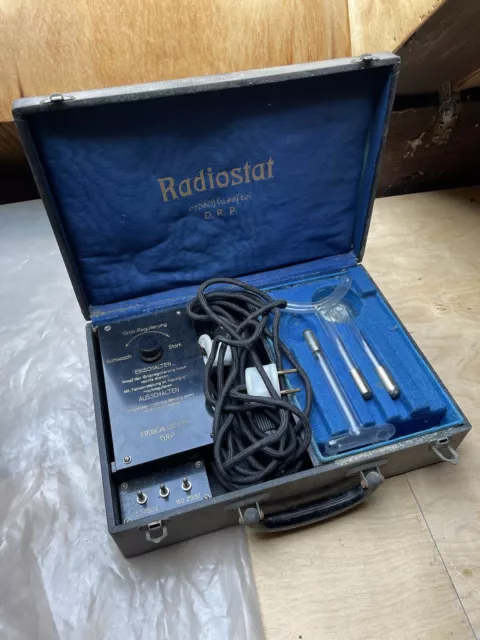 altes RADIOSTAT Heilgerät Hochfrequenz Elektrotherapie Reizstrom