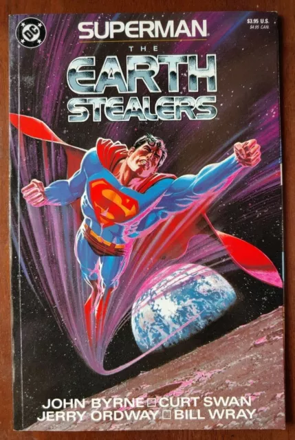 SUPERMAN The Earth Stealers One-Shot John Byrne Prestige Format DC 1988 VF