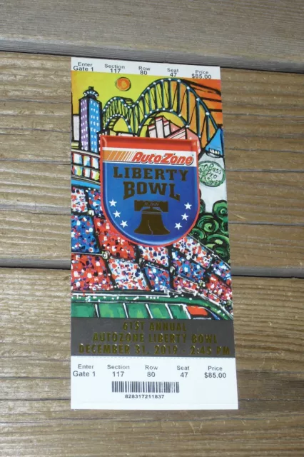 2019 Liberty Bowl - Kansas State Wildcats Vs Navy Midshipmen -  Full Ticket