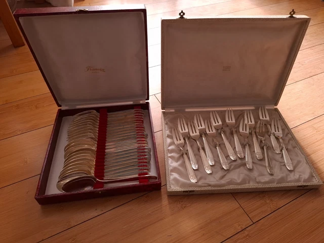 Coffret Ménagère 36 Pièces Art Déco - Société Argental (1921-1968) - Ercuis