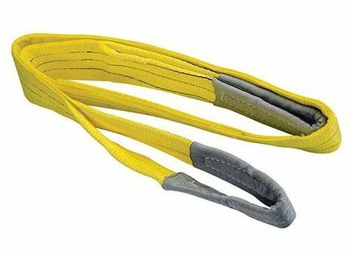 Nastro di sollevamento cinghia imbracatura rotonda con passanti 3000 kg lunghezza 2 m larghezza 90 mm giallo