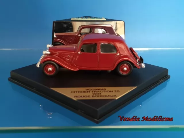 Voiture de  collection - Citroen traction 7C 1934 - Vitesse  1/43