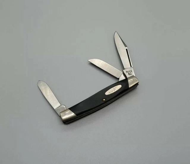 BUCK KNIVES 303 Pocket Knife Three Blade Folding Black NO DATE CODE