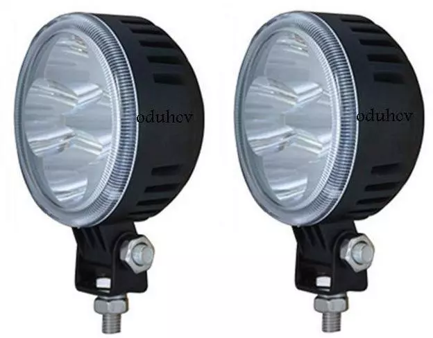 #2x LED 24V 12V Projecteur Spot 9W Faisceau Lampes Hors Route Bateau Pick-Up SUV