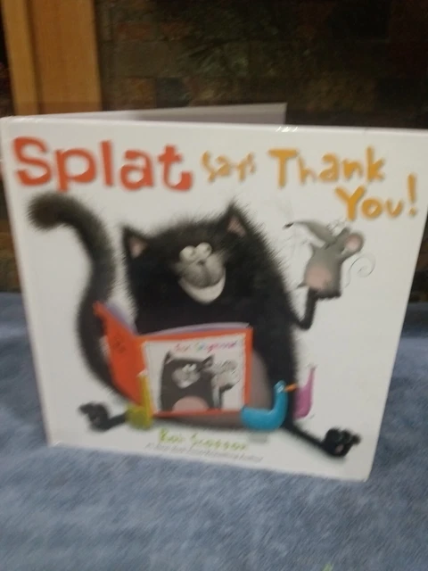 SPLAT SAYS THANK you by Rob Scotton Hardcover 2012 $20.00 - PicClick