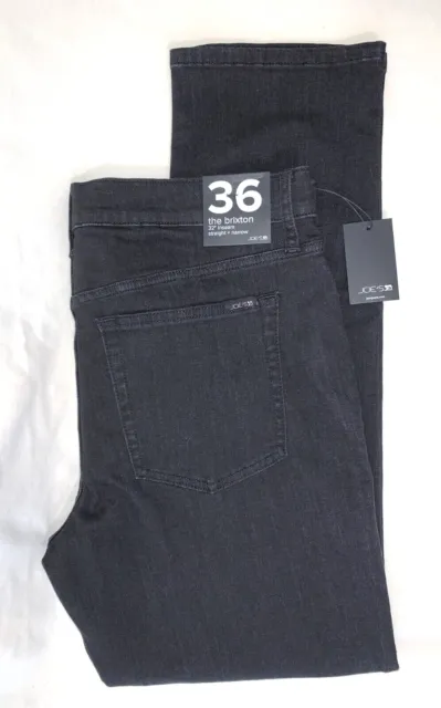 NWT Joe's Jeans Men's The Brixton Straight + Narrow Jeans in Black SZ.34,36&38