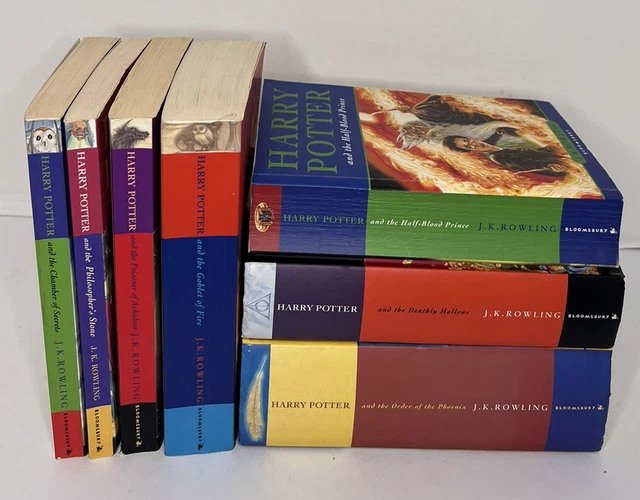 HARRY POTTER COMPLETE Collection Book Set Bundle 17 JK Rowling