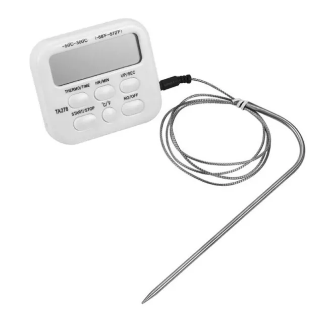 Digitales Elektrisches Fleisch Das Nahrungsmittel-Thermometer-Sonde BBQ Kocht Q1