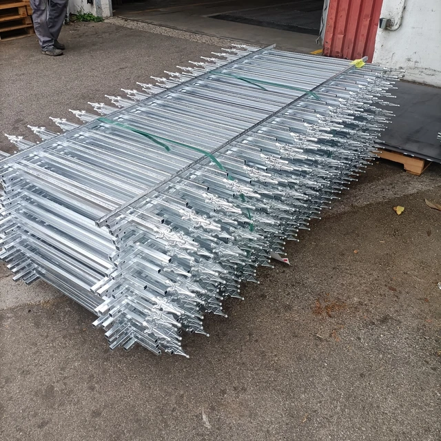 Pannello Recinzione In Ferro Zincato - Maglia 69x132 Mm, Misura 1992x1195 Mm - Foto 6