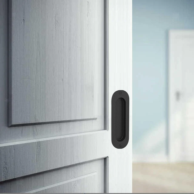 Sliding Barn Door Handle Inset Handle Modern for  Closet