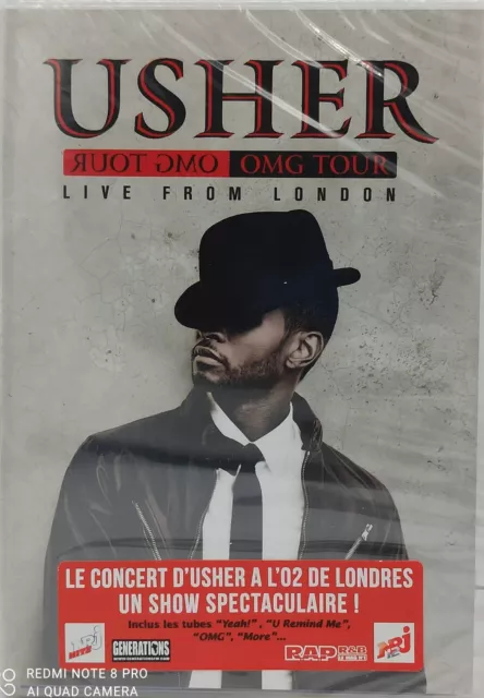 DVD USHER - OMG TOUR LIVE FROM LONDON neuf sous blister