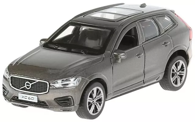 Volvo XC60 R-Design Grey Die-cast Car Metal Scale Model Collectible Toy 1/36
