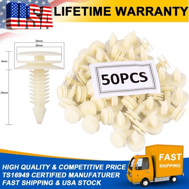 50 Door Trim Panel Clip Push Type Retainer 15960325 For Gm C K Trucks For Chevy