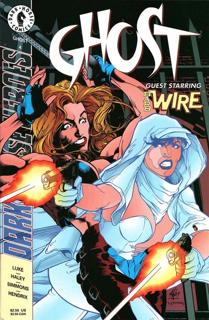 Dark Horse Comics Ghost Comic Book Issue #4 With Barb Wire (1995)