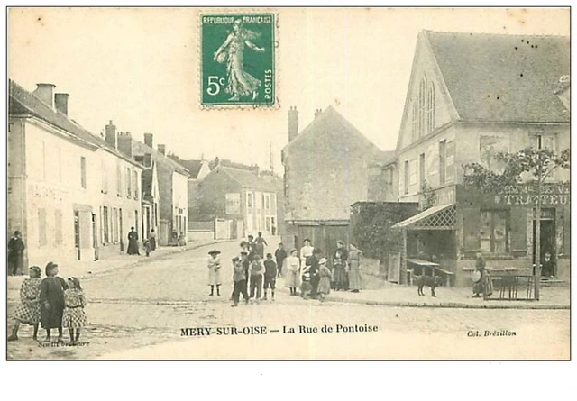95.MERY SUR OISE.n°19.LA RUE DE PONTOISE