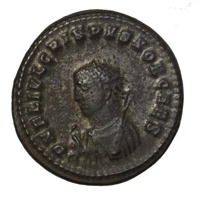 Crispus Bronze Follis Heraclea Mint Ancient Roman Coin 317 AD