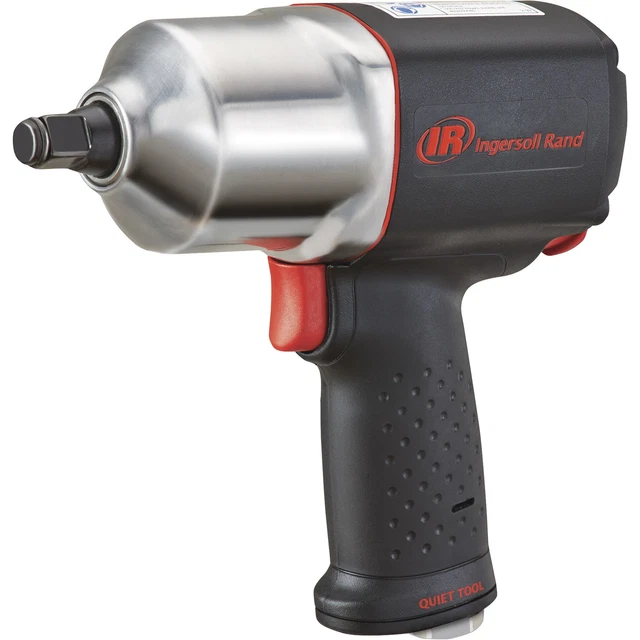 Ingersoll Rand Quiet Air Impact Wrench- 1/2in Drive 5.8 CFM 1100 ft/Lbs Torque