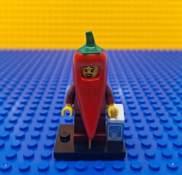 LEGO MINIFIGURES CMF Series 22 Collectable Chilli Costume Fan Milk ...