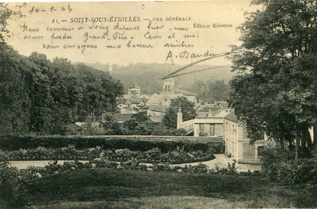 SOISY SOUS ETIOLLES LOT OF 2 cards