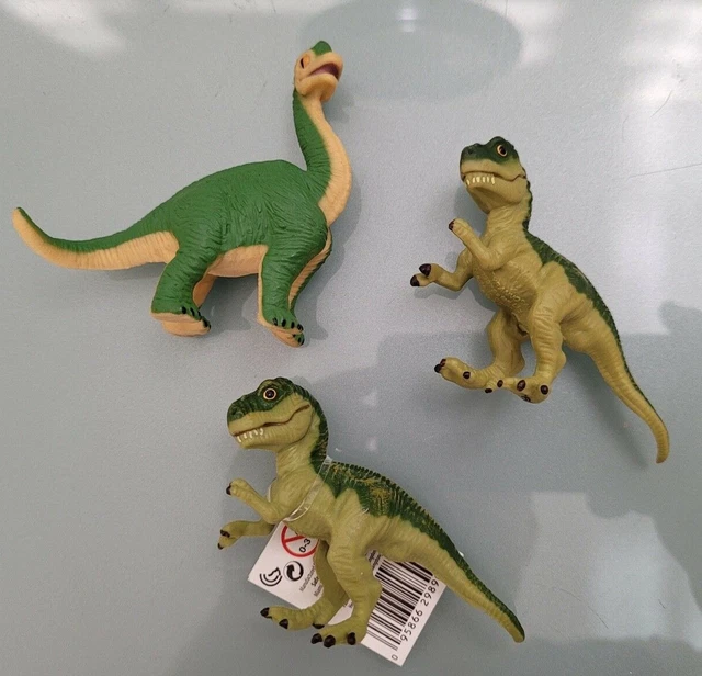 Safari Ltd Lot Of 3 Dinosaur Babies Toys Wild Safari Prehistoric World! Trex!+