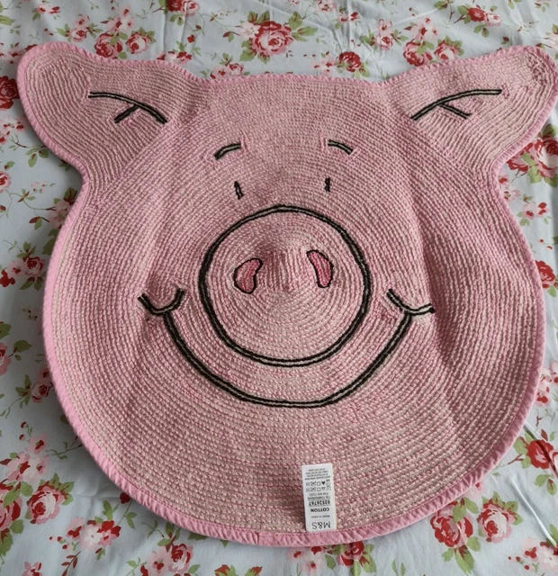 MARKS & SPENCER Pink Percy Pig Bath Mat BNWT £11.00 PicClick UK