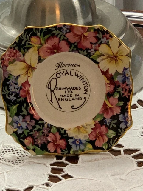 Royal Winton Florence chintz dealer sign(SALE)