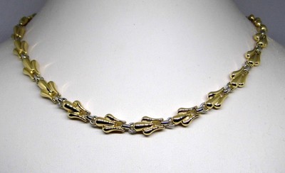 CHIMENTO CHIMENTO collana oro 18kt doubleface gold necklace collier en or Goldkette 