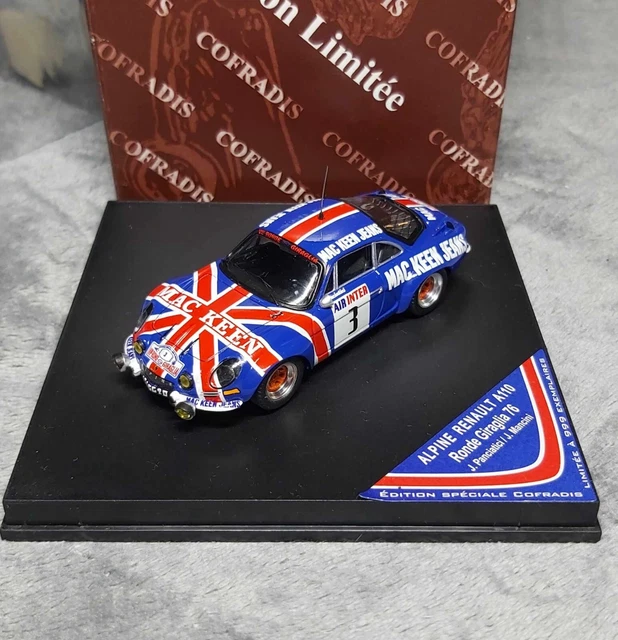 Alpine Renault A110 Mac Keen - Ronde Giraglia 1976 - Kit Monté 1/43 - PM