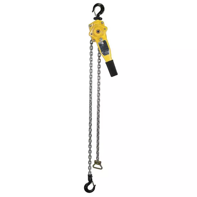NEW OZ Lifting Products OZ075-5LHOP Lever Chain Hoist 3/4 Ton Lift 5 ft 1500 lb.
