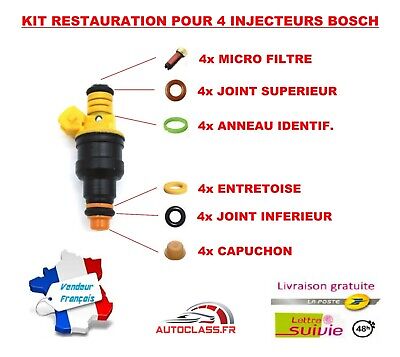 Kit réparation 4 injecteurs Peugeot 205 GTI 1.6  1.9   309 GTI 