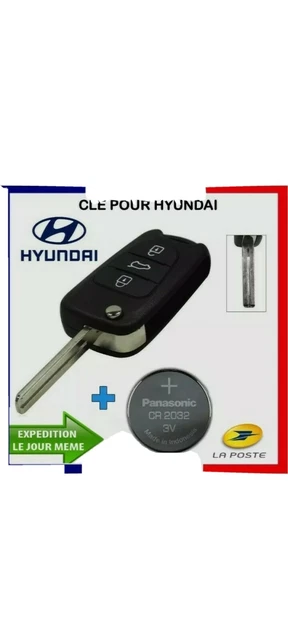 2 Pièces Coque Clé De Voiture Compatible Pour Hyundai I10 I20 I30 I40