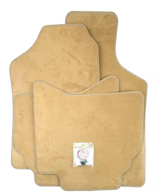 Original Opel GM Alfombrillas de Piso 4er Kit Barbour Ll Frontera B-91162253