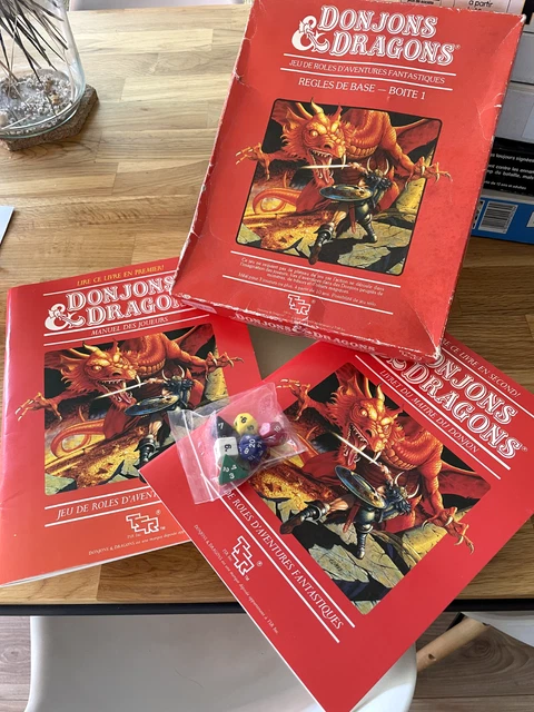 Boîte De Jeu Donjons & Dragons - Règles De Base - Boîte 1 - édition 1985